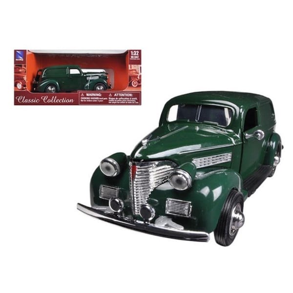 New-Ray Toys 1939 Chevrolet Sedan Delivery Green 1-32 Diecast Car Model NR55053 - main